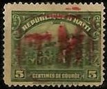 timbres-poste stamps Haiti 1920 Revenue Fiscal T.M. Timbre Mobile